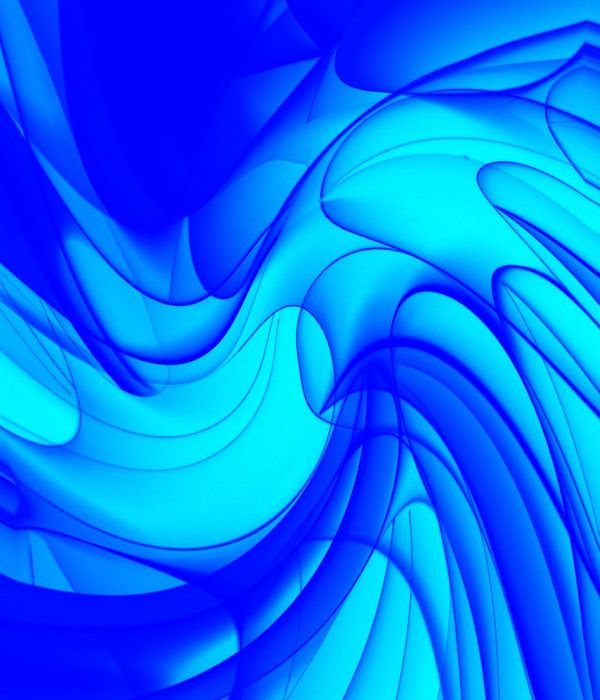 Vibrant abstract shapes representing motion and fluidity
